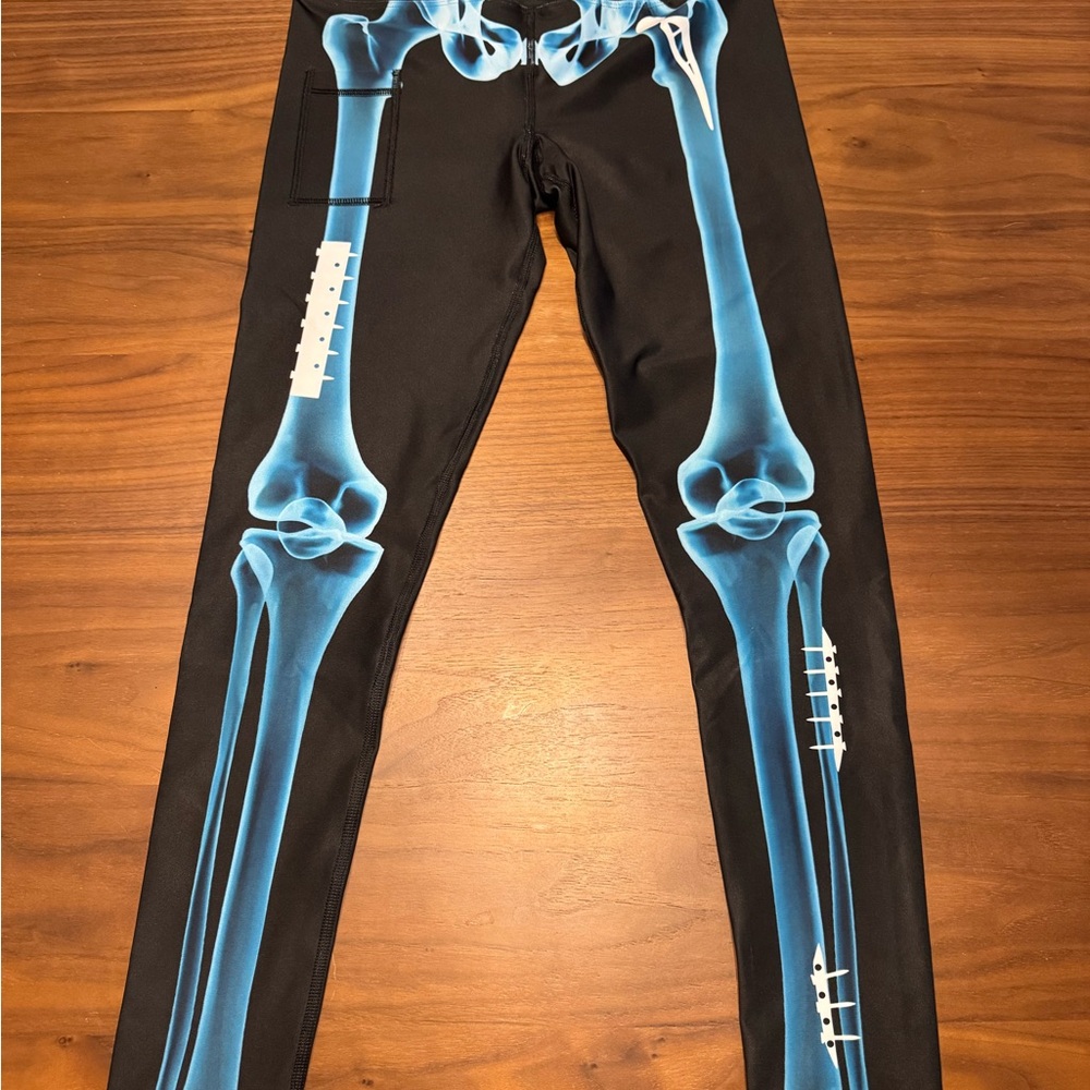 INKnBURN- Women’s X-Ray Leggings, Size 10, NWT